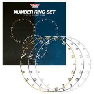 Bull's Metal Number Ring Set 3 kpl