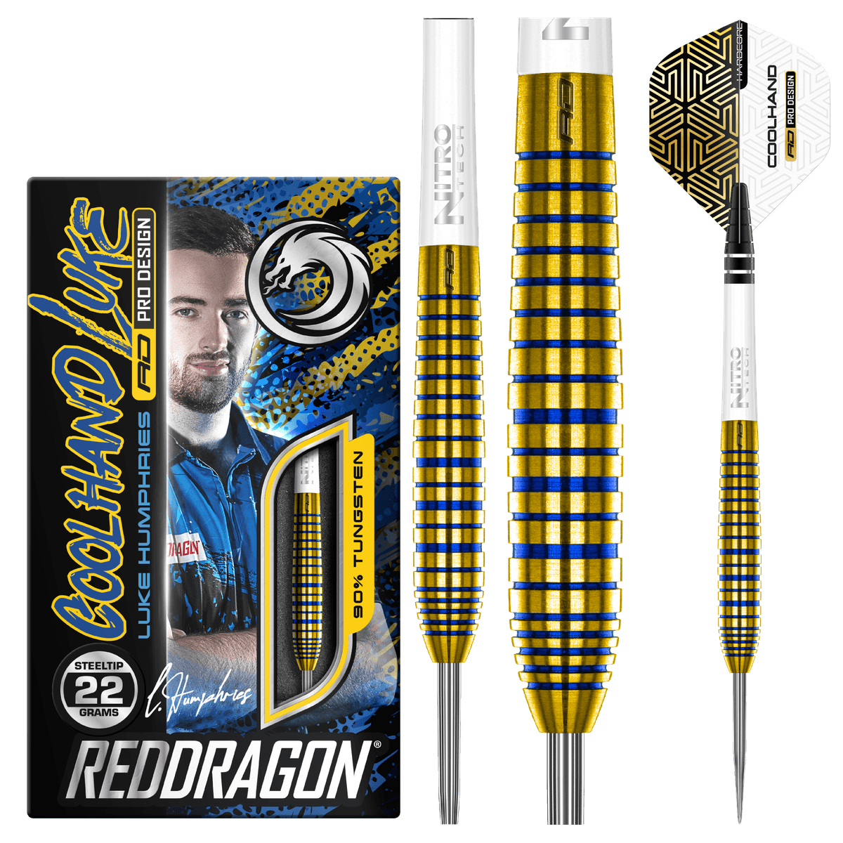 Red Dragon Luke Humphries TX3 Gold S.E. 90%