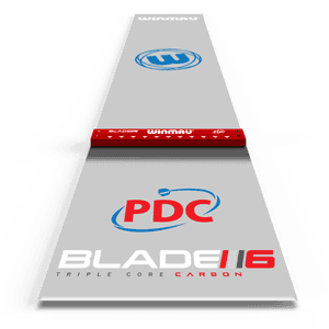 Winmau Clearzone PVC dartsmatto integroidulla ochella