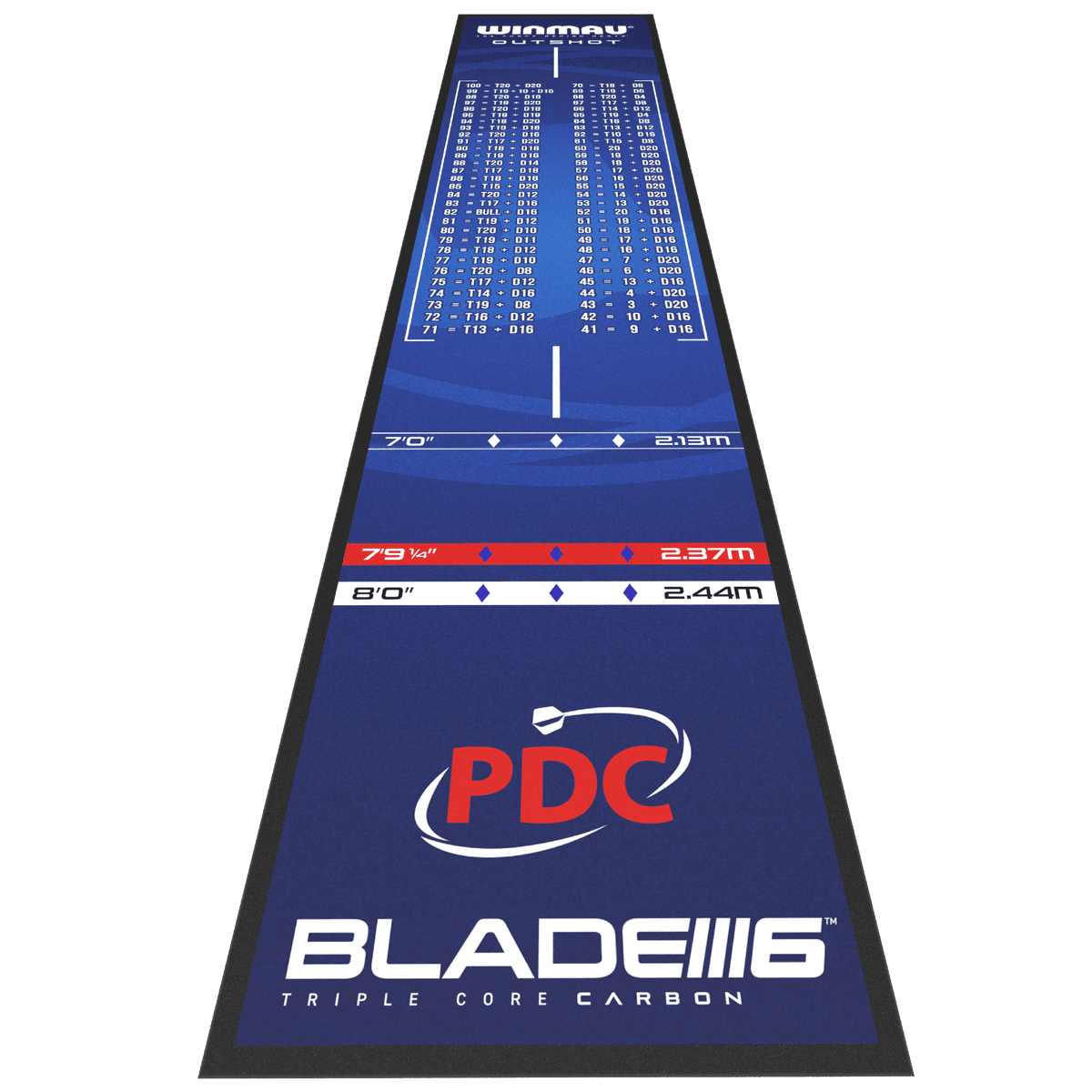 Winmau Pro Zone Outshot Dart Mat – dartsmatto