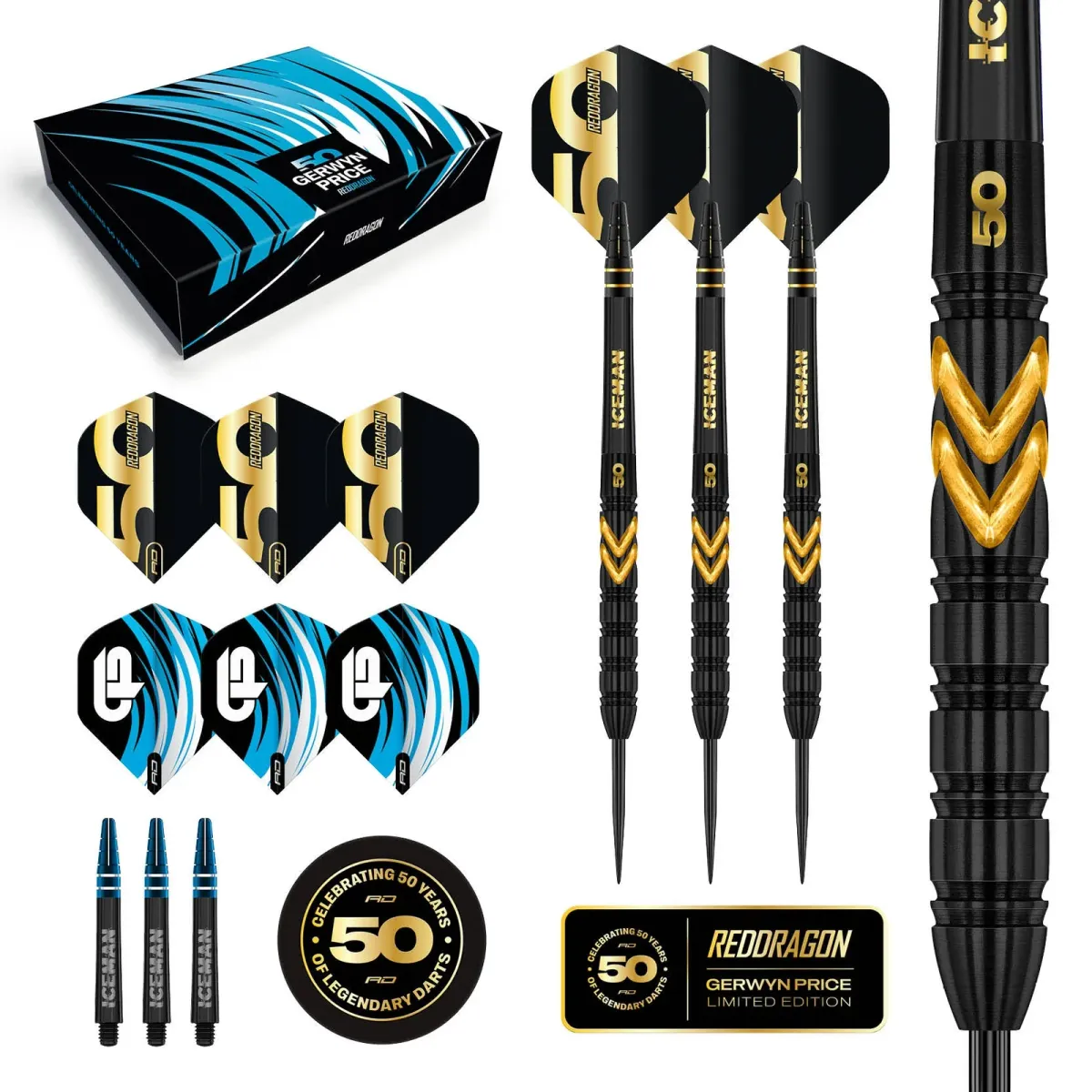 Red Dragon Gerwyn Price 50 Year Limited Edition 90% – tikat