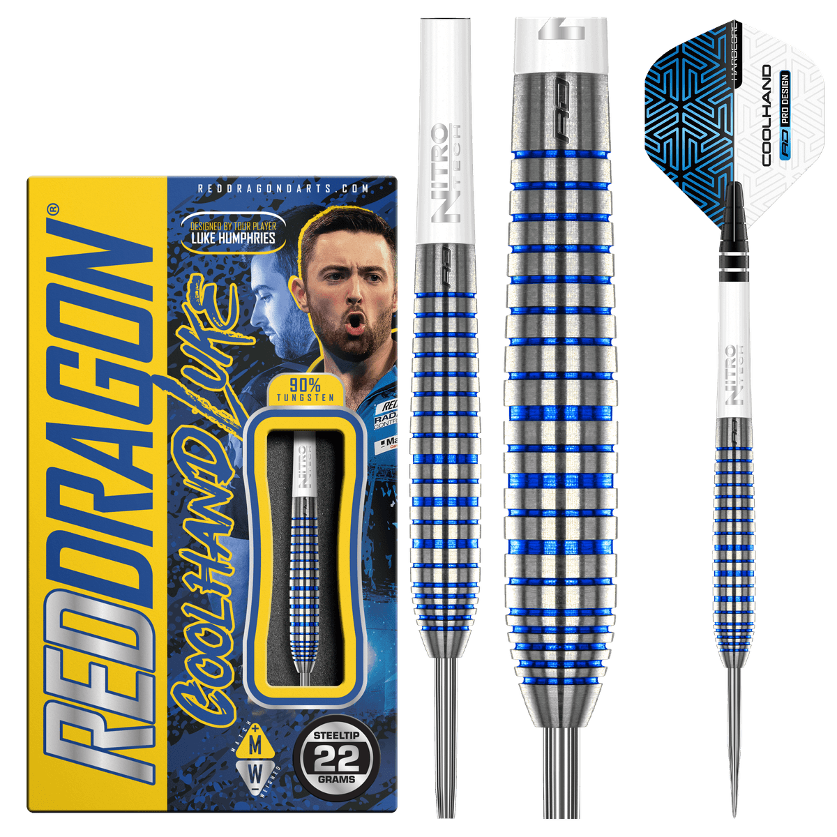 Red Dragon Luke Humphries TX3 Cool Blue S.E. 90%