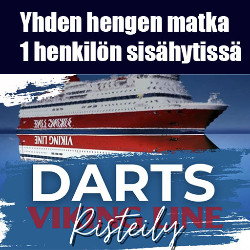 6.-8.3.2026 Dartsristeily 1 hengen parivuoteelllisessa hytissä